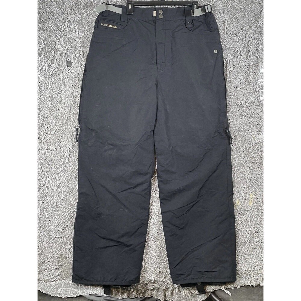 Planet Earth Outerwear Pants Men's Size XL Black Snowboarding Winter Sports